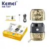 Afeitadora Eléctrica Inteligente Kemei Transfronteriza para Hombres Km-T288 Rastreador Impermeable Doble Hoja Recortador de Barba Tipo Alternativo