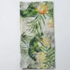 Pañuelo de seda estampado para comercio exterior transfronterizo, pequeño, color naranja digital, 80 unidades, versátil, cálido, para primavera y otoño, chal