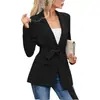 Blazer de Otoño Nuevo para Mujer en Stock Transfronterizo Chaqueta Profesional para Mujer Amazon Cárdigan Casual Amazon Estilo Corbata