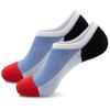 Calcetines náuticos para hombre, de verano, finos, de algodón, de silicona, antideslizantes, de boca baja, invisibles, desodorantes y absorbentes del sudor.