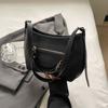 Bolsa de ombro feminina 2024 nicho nova versátil moda pequena bolsa feminina simples casual grande capacidade retrô bolsa carteiro