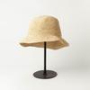 Sombrero de pescador de rafia de ganchillo nuevo de primavera y verano para damas, plegable, de rafia, tipo cuenco, sombrero redondo pequeño, sombrero para el sol