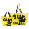 El Fabricante Suministra Bolsas Tote con Cremallera de Gran Venta y Bolsas de Compras Tejidas de PP Laminado Ecológico