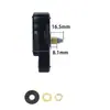 Movimiento de Reloj de Pared Popular DIY Silencioso Transfronterizo Movimiento de Barrido de Segundos con Manecilla de Nogal Negro Reloj de Pared de 12 Pulgadas