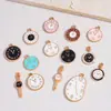 Accesorios de Joyería de Aleación para Bricolaje, Varios Relojes, Despertadores, Colgantes con Goteo de Aceite, Pulseras de Venta Caliente Transfronteriza, Colgantes para Llaves
