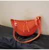 Bolsa Transversal Dumpling para Mulheres, Bolsa Meia-Lua de Grande Capacidade, Bolsa de Ombro Transversal Versátil Multifuncional para Homens e Mulheres