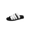 Sandalias planas transfronterizas de talla grande para mujer, nueva colección de verano 2026, sandalias casuales de suela gruesa, zapatillas populares de estilo europeo y americano