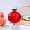 Vidrio de Cristal Calabaza Fruta Caqui Fresa Uva Piña Manzana Melocotón Adorno Decoración Artesanía