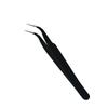Pinças de cotovelo direto da fábrica cílios postiços de aço inoxidável enxertia nail art braçadeira ferramentas manuais cílios de cor pontiaguda