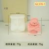 Vela Aromática Popular de Urso Musculoso de Anime Molde para Fazer Gesso Decoração de Casa Molde de Silicone Artesanal