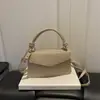 Outono de 2026 Nova Moda Lantejoulas Textura de Alta Qualidade Simples Estiloso Versátil Ombro Único Transversal De Mão Pequena Quadrada Bolsa Bolsa