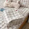 Edredón de verano de seda fría con helado de clase A, edredón de verano de color sólido, edredón de aire acondicionado, edredón fino de seda fría de verano lavable a máquina, venta al por mayor