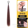 Peluca Enrollado Automático Cabeza de Bola Paquete de Cabello Liso Cabello de Simulación Anillo de Peluca Brote de Flor Escribidor de Cabello Atado Bajo Bolsa para Peluca Esponjosa para Mujer