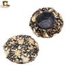 Nueva diadema elástica de ala ancha sombrero redondo flor dorada gorro de dormir gorro de quimioterapia gorro para el cuidado del cabello
