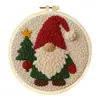Amazon Transfronterizo Hilo DIY Kit de Bordado de Punto de Cruz Navidad Halloween Punto de Cruz Divertido Bordado Hecho a Mano Regalo