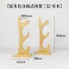 Suporte de espada de madeira maciça transfronteiriço suporte de espada separado para mesa prateleira de exposição de armas prateleira de exposição de armas suporte de flauta ajustável