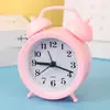 Reloj despertador para dormitorio, Reloj despertador para estudiante, Sonido fuerte para despertar, Reloj despertador de plástico en forma de herradura de estilo antiguo, Reloj electrónico
