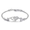 Agita el sonido rápido pulsera de palma Yao chapado en plata temperamento femenino versión japonesa y coreana de simple circón diamante púrpura joyería comercio exterior Mayoreo