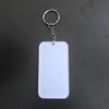 Chaveiro de acrílico com transferência térmica direta da fábrica, impressão em branco, faça você mesmo, logotipo, presente, pingente de lembrança