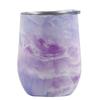 Copa para Huevo con Vaso Aislado de Acero Inoxidable 304, Copa de Vino en Forma de U, Popote de 12 oz, Copa Cáscara de Huevo, Vaso al Vacío, Vaso Cielo Estrellado