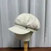 Sombrero Octagonal Versátil Minimalista Estilo Japonés Que Hace Que la Cara Parezca Más Pequeña, Circunferencia de Cabeza Grande, Boina Retro, Nueva Tendencia de Moda para Artistas
