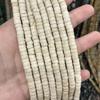 Cuentas espaciadoras de piedra natural de 3 x 6 mm, polvo de cristal de ojo de tigre, cadena de cuentas sueltas en forma de disco natural, collar y pulsera de cuentas sueltas