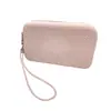 Bolsa de Tocador Impermeable de Silicona con Patrón de Gota de Agua de Venta Caliente Transfronteriza con Correa de Mano, Bolso de Almacenamiento de Moda para Mujer, Bolsa de Maquillaje con Cremallera