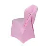 Boda transfronteriza boda leche seda elástico funda de silla de hotel alas hebilla mariposa todo incluido Lycra funda de silla venta al por mayor