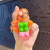 Llavero Colgante de Bloque de Construcción Trapezoidal Descompresor Llavero Creativo para Coche Colgante para Mochila de Estudiante Regalo Venta al por Mayor
