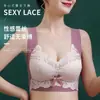Popular Sujetador de Encaje Ajustable Tallas Grandes para Mujeres 100kg Gordito mm Sin Aros Push-Up Anti-Caída Espalda Bonita Sujetador Delgado