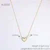 Set de Pulsera y Collar Corazón de Acero Inoxidable Oro 18K Moda Simple Lujo Accesible Cadena para Clavícula Gama Alta Femenino Verano Ins