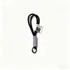 Chaveiro de Nylon Trançado de Camada Dupla Acessórios Cordão para Bolsa Mosquetão Boneca de Pelúcia Corrente para Celular Cordão Pingente Acessórios