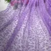 Albaricoque Rojo y Blanco Oro Claro Rosa Negro Gypsophila Velo de Novia Tela de Lentejuelas Vestido de Novia Tela de Malla Suave
