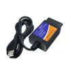 Scanner OBD2 ELM327 USB V1.5 com CD de manual Detector de falhas de carro OBDII
