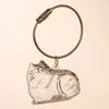Colgante Caja de Almacenamiento de Pelo de Gato Transparente Gashapon Cápsula de Almacenamiento de Pelo de Gato Bolsa de Colección Conmemorativa Colgante Llavero