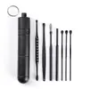 Set Portátil de Recogedores de Oídos Spot Set de 6 Piezas Recogedor de Oídos Espiral de Resorte Doméstico Herramienta para Sacar Cera de Oídos