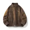 2025 Nueva Chaqueta de Trabajo Bomber Desestructurada de Nicho para Hombre y Mujer Tendencia