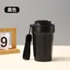 Taza térmica de acero inoxidable 316 para café con cuerda, taza de café octagonal portátil, taza de doble uso, venta al por mayor, personalizable
