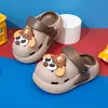 Pantuflas Infantiles de Hongo Lindas Dibujos Animados para Niños Zuecos Antideslizantes para Exteriores Sandalias de Playa de EVA para Bebé Verano