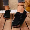 Zapatos Casuales de Gran Tamaño Transfronterizos para Mujer 2025 Primavera y Otoño Nueva Moda Estilo Caliente Zapatos Casuales de Lona Retro para Mujer