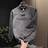 Stock de fábrica i2026 Otoño/Invierno nuevo estilo sudadera simple con letras en relieve moda masculina tie-dye top cuello redondo