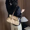Bolsa de Trabalho Nova de Grande Capacidade Nova Bolsa Tote Francesa de Ombro Manual Retrô Versátil Estilosa Bolsa de Ombro