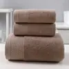 Toalla de Baño, Algodón Puro, Textil para el Hogar, Suave y Absorbente, Estilo Nórdico, Moderno, Venta al por Mayor de Fábrica Transfronteriza, Set para Adulto del Hogar, Algodón Puro