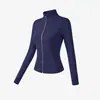 Chamarra de Yoga con Cremallera y Cuello Alto para Mujer, Corte Delgado, Resistente al Viento, Secado Rápido, Ropa Exterior para Correr y Entrenamiento