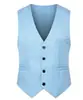 2024 Primavera e Outono Nova Moda Britânica Colete Masculino Slim-fit Colete Masculino Estilo Coreano Colete Terno