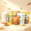 Bolsas Doypack personalizadas por el fabricante con cierre de cremallera, empaques de papel de aluminio para frutos secos, bolsas autoadhesivas engrosadas a prueba de humedad, bolsas selladoras para té y alimentos
