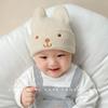 Chapéu de bebê Outono e Inverno Bebê Quente Chapéu de Lã Engrossada Bonito Super Bonito Coreano ins Bebê Chapéu de Malha