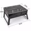 Parrilla de barbacoa plegable, parrilla de barbacoa portátil para exteriores, parrilla de carbón para el hogar, venta directa de fábrica de barbacoas