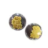 Shuibei Mismo Estilo Oro Puro 999 Pegatina de Oro para Teléfono 2Mg, La Riqueza Viene de Todas Partes, Accesorio Creativo Regalo Venta al por Mayor