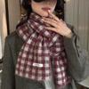 Bufanda Nueva de Imitación Cachemir para Mujer en Invierno Estilo Coreano Versátil Casual Estilo Universitario Chal Largo Bufanda Cálida para Jóvenes